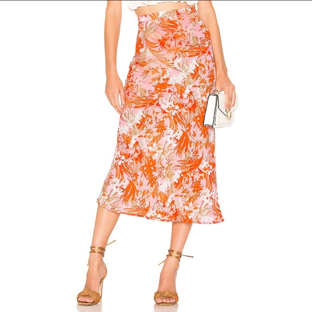 RESA Floral Midi Skirt